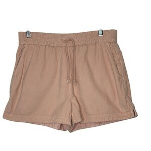 Faherty Pale Pink Corduroy Pull-On Elastic Tie Waist w/Pockets Sz M